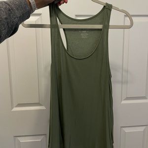 American eagle casual green scoop neck tank top